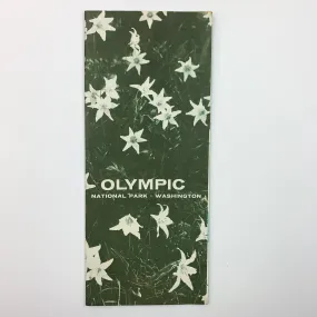 1967 Olympic National Park Washington Visitors Brochure with Map