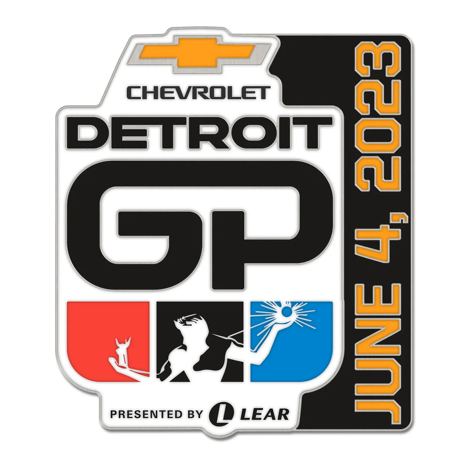 2023 Detroit Grand Prix Hatpin