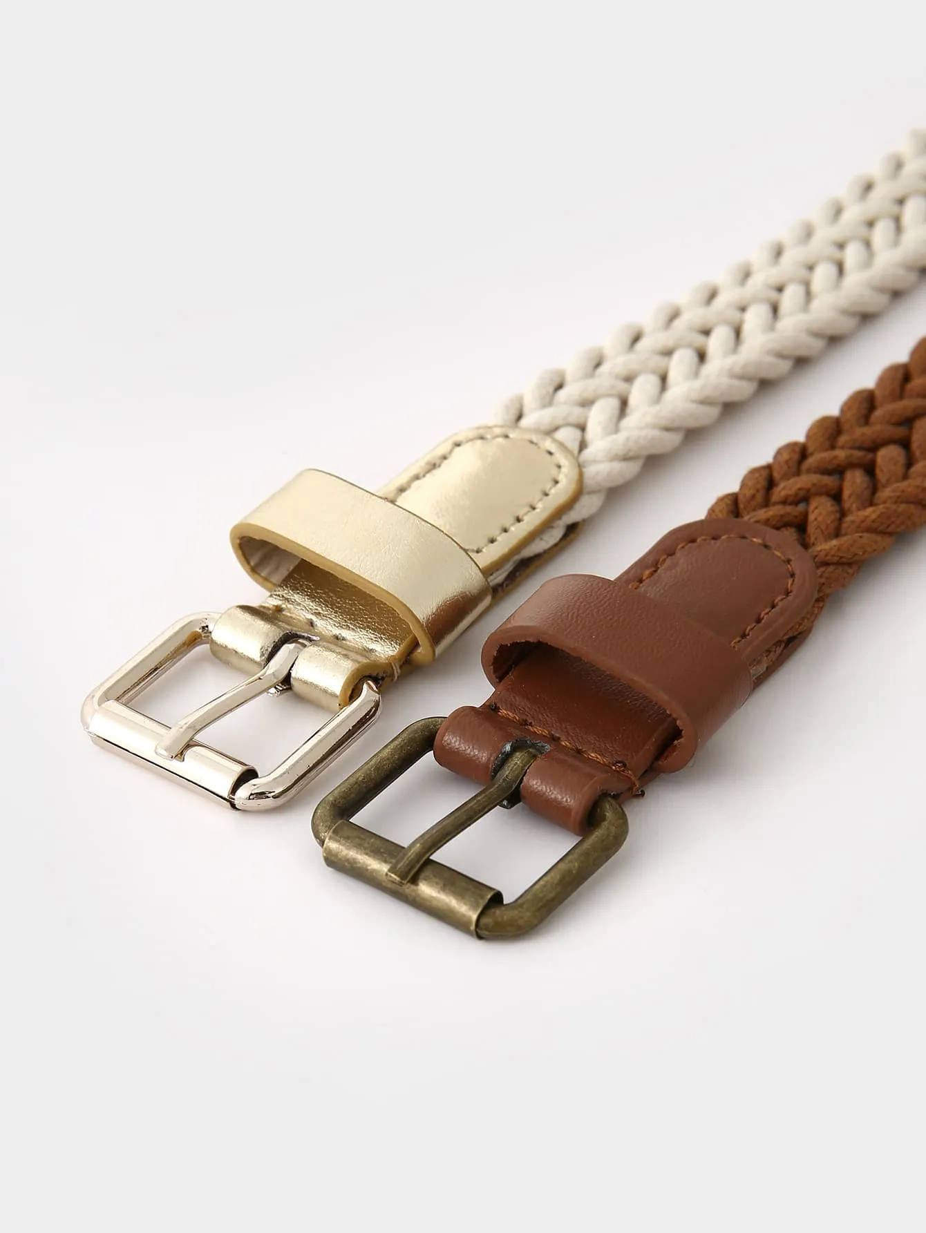 2pcs Woven Belt