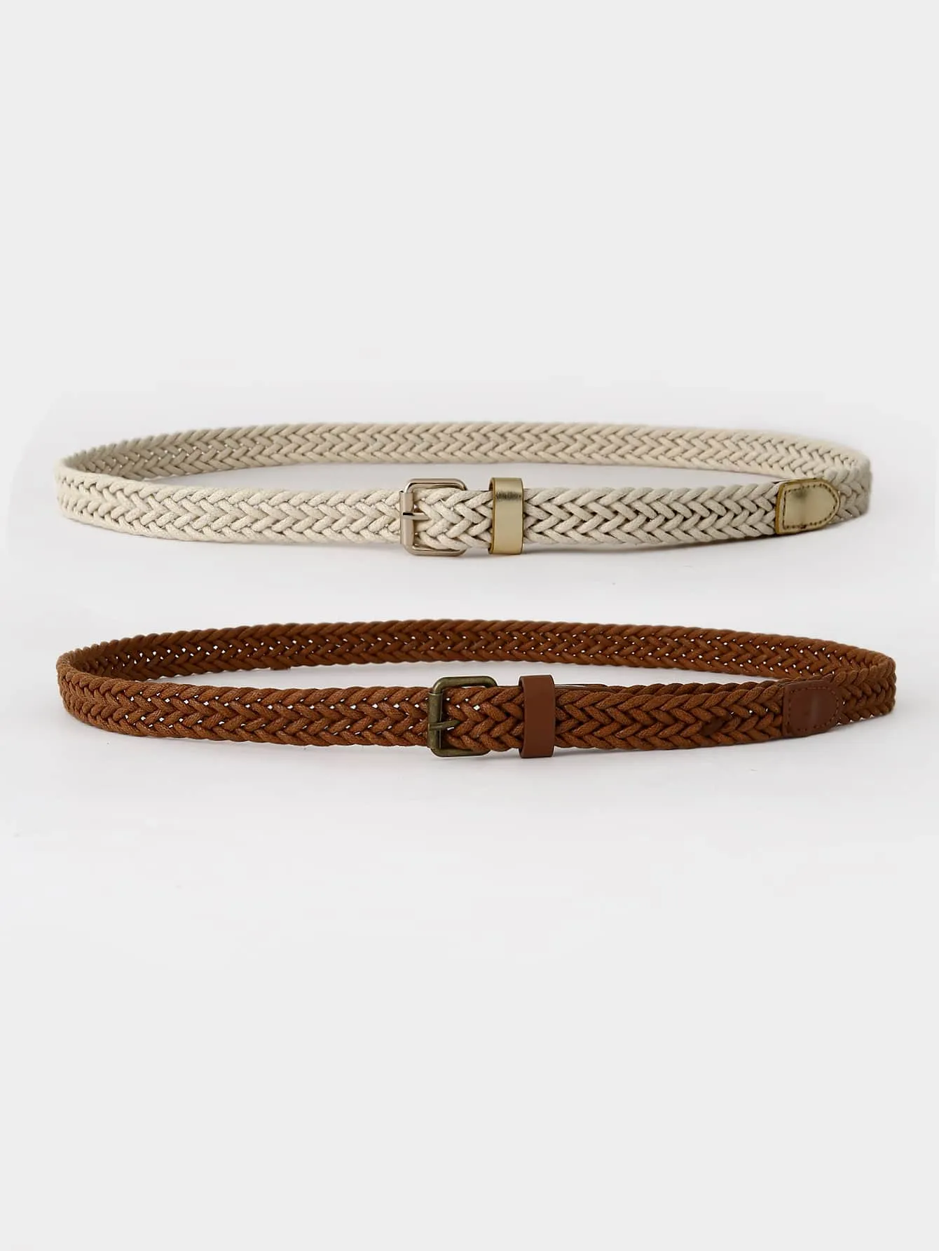 2pcs Woven Belt