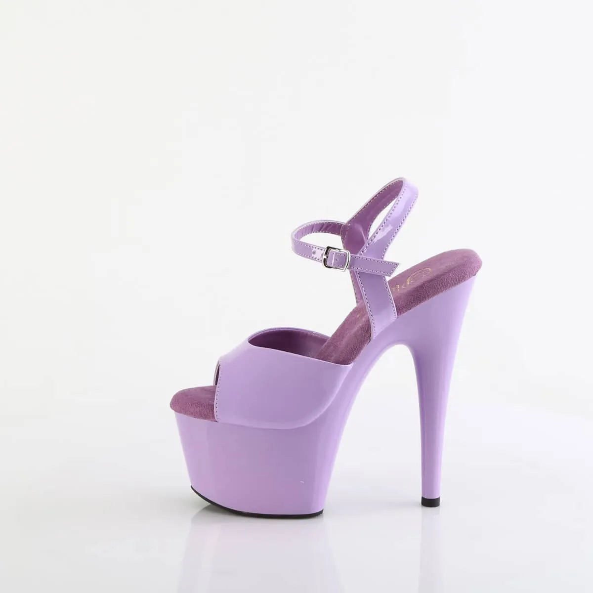 ADORE-709 Purple & Clear Ankle Peep Toe High Heel