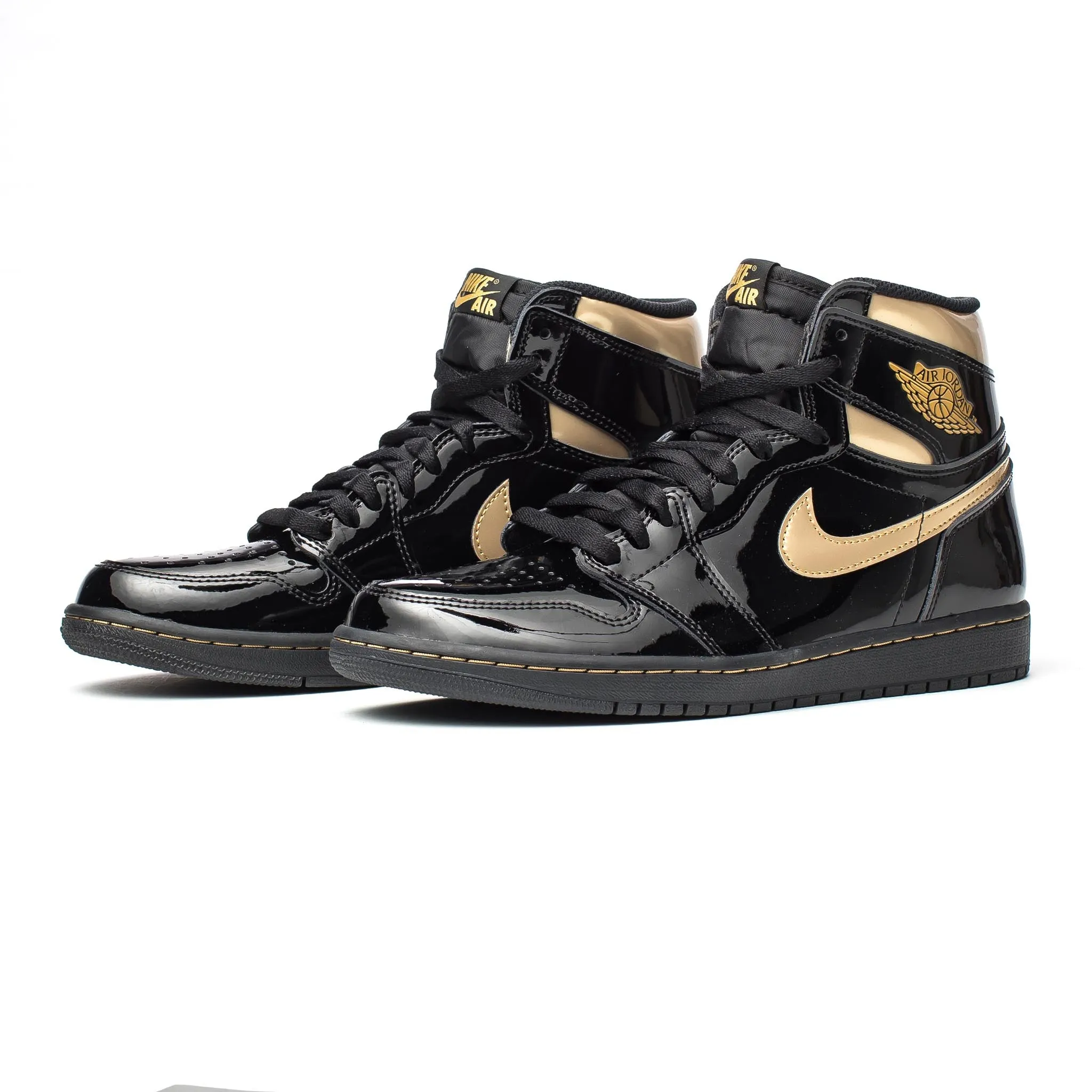 Air Jordan 1 Retro High OG Patent 'Black/Metallic Gold'