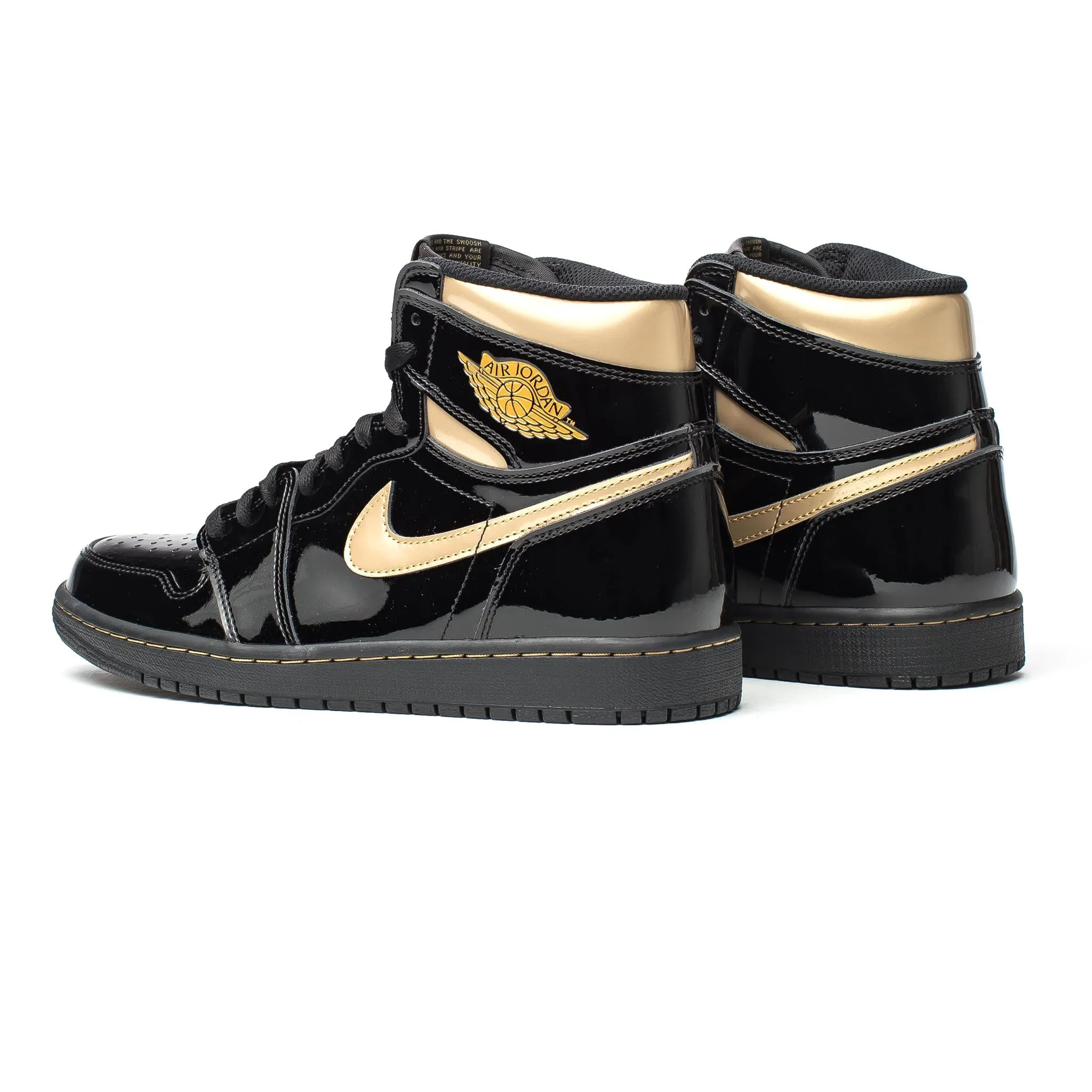 Air Jordan 1 Retro High OG Patent 'Black/Metallic Gold'