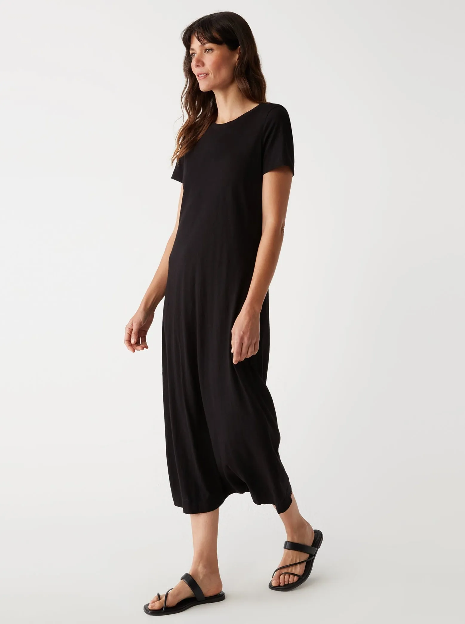 Alanis Midi Dress - Black