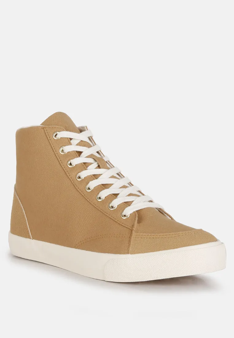 Ankle Length Solid Sneakers