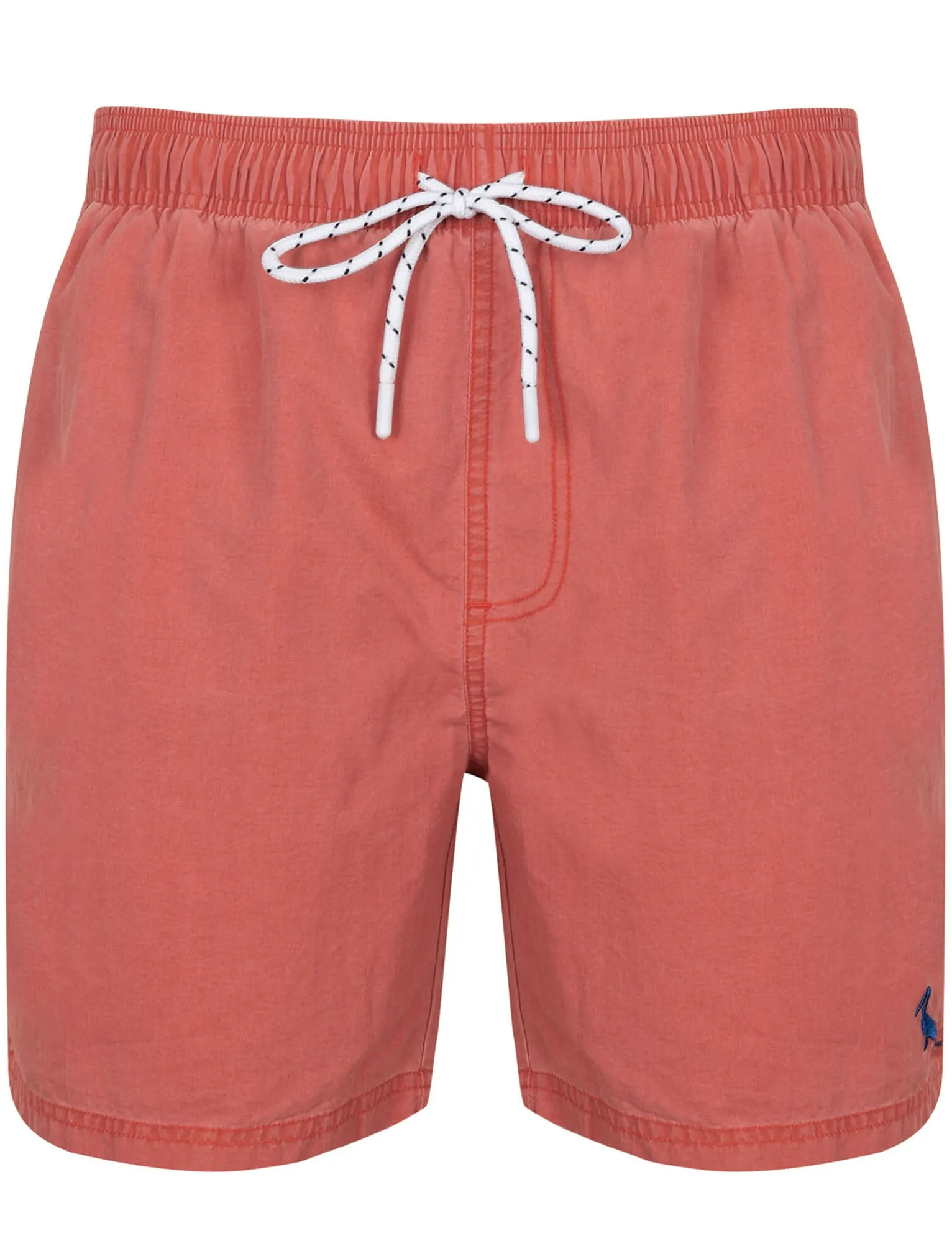 Ansdell Pigment Wash Swim Shorts in Red - South Shore