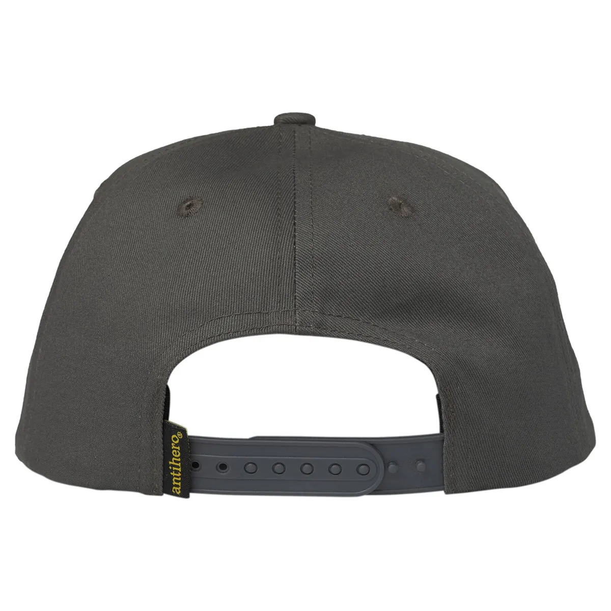 Anti Hero - Basic Pigeon Round Snapback Charcoal