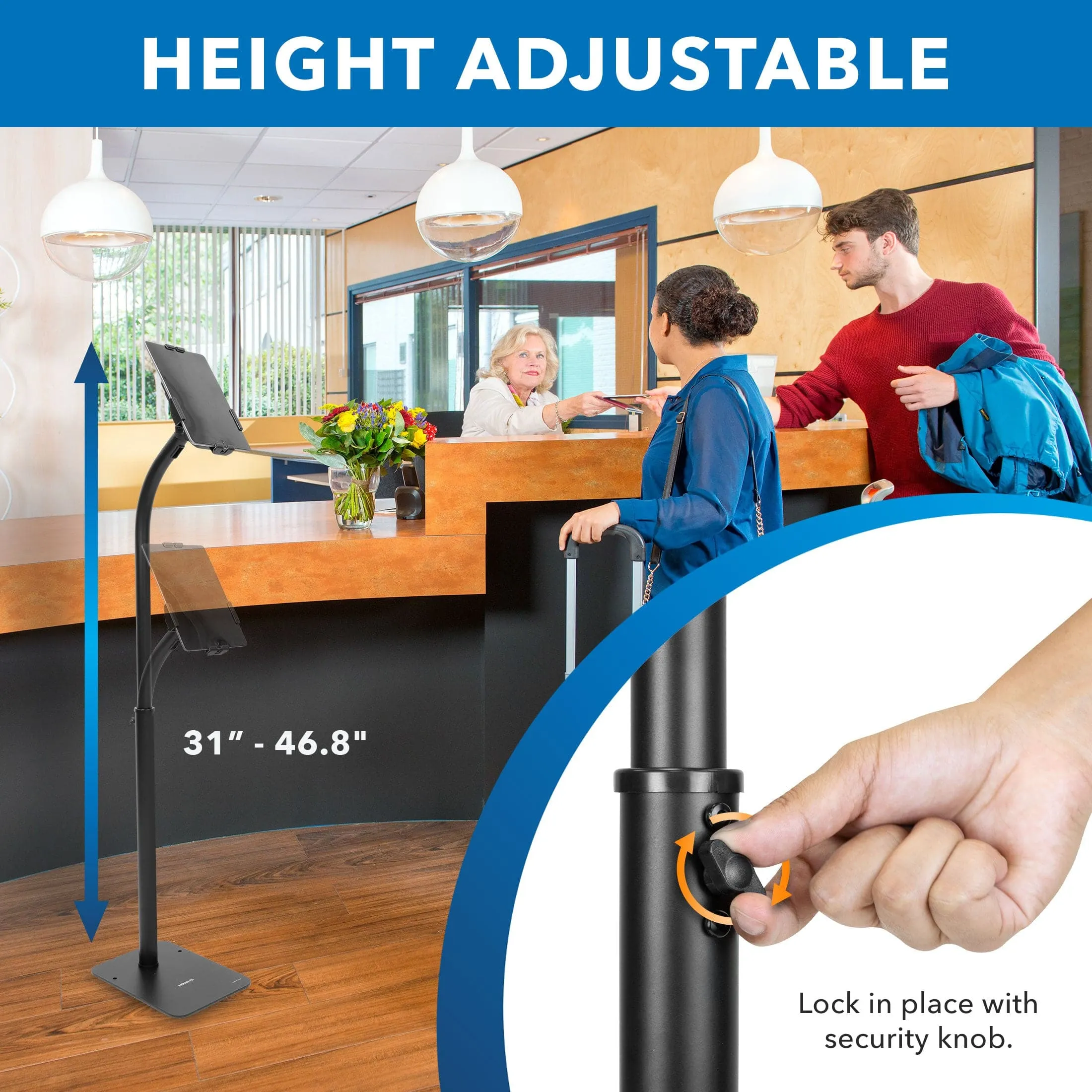 Anti-Theft Tablet Floor Stand