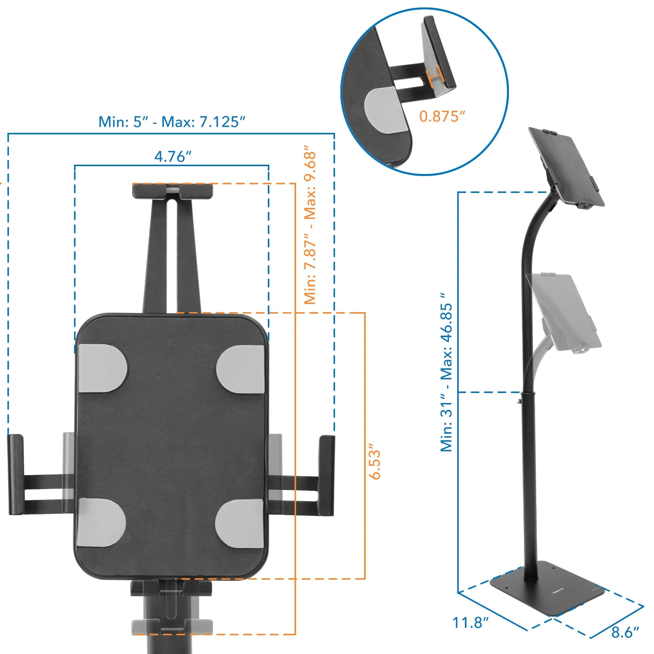 Anti-Theft Tablet Floor Stand