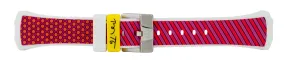 Band for Cruise Original/Cruise Original Glam 111015 White with Red and Purple Stripes/Orange and Yellow Polka Dots