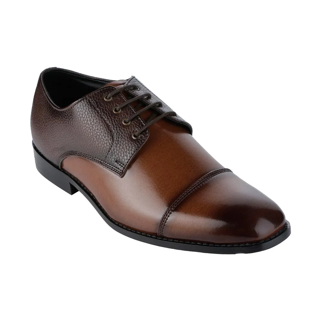 Bergholt Brown Cap-Toe Derby