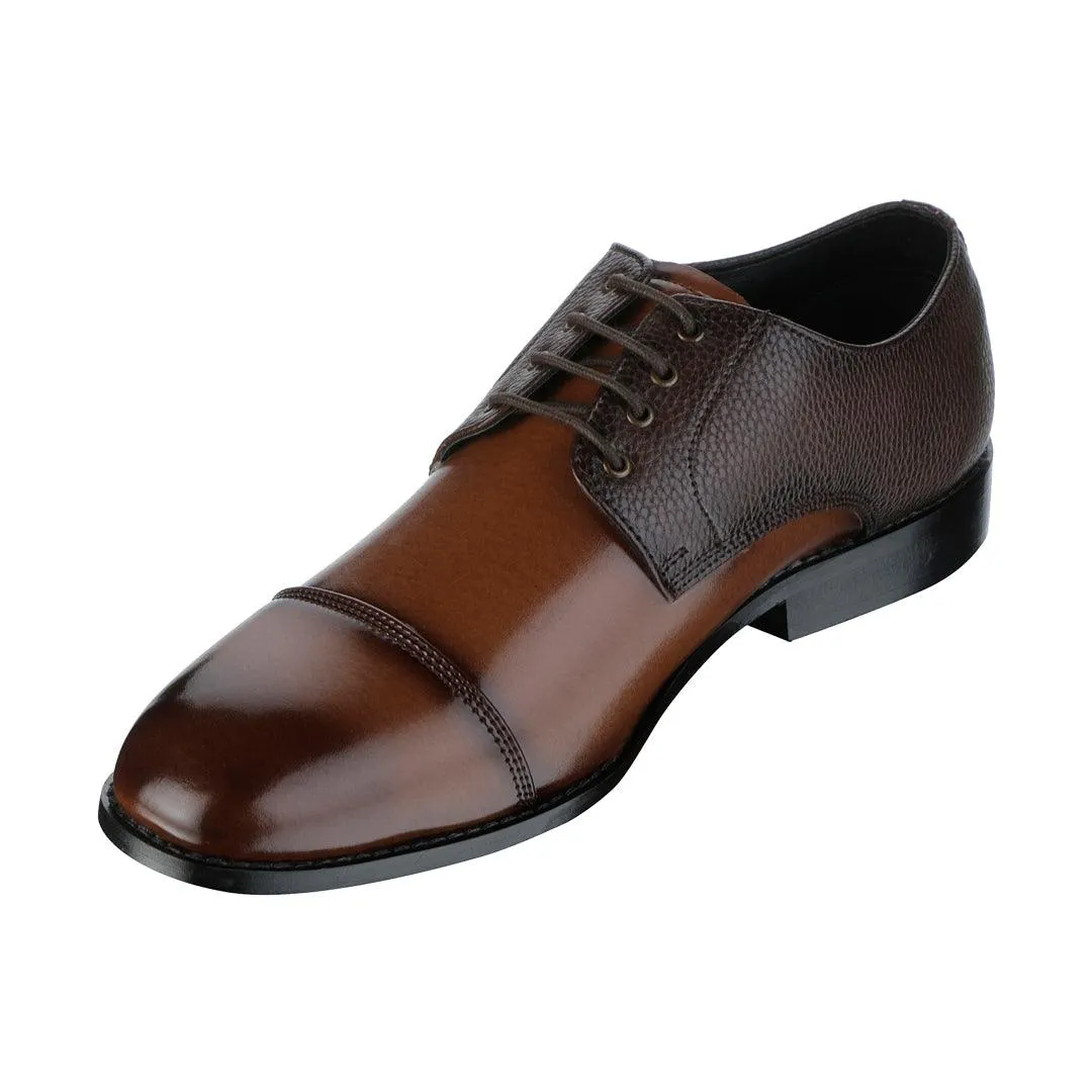 Bergholt Brown Cap-Toe Derby