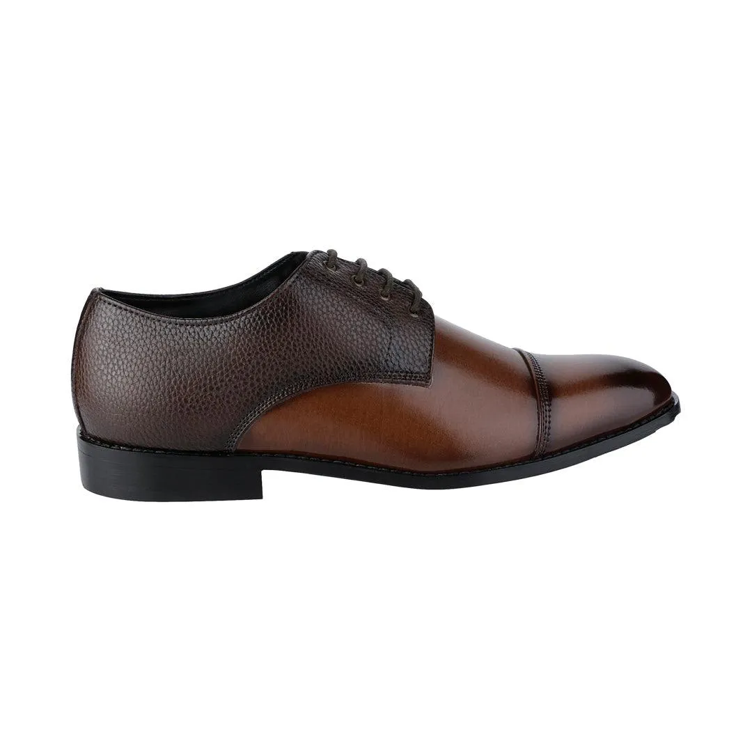 Bergholt Brown Cap-Toe Derby