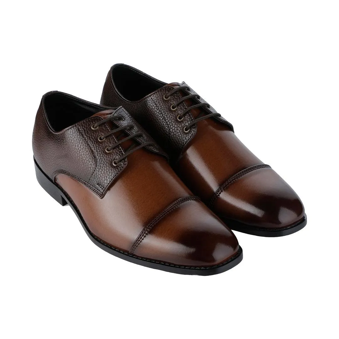 Bergholt Brown Cap-Toe Derby