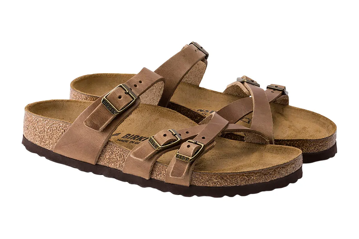 Birkenstock Franca R Tabacco Oiled Leather Womens