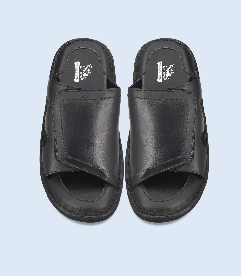 BM5906-BALCK-Men Slipper