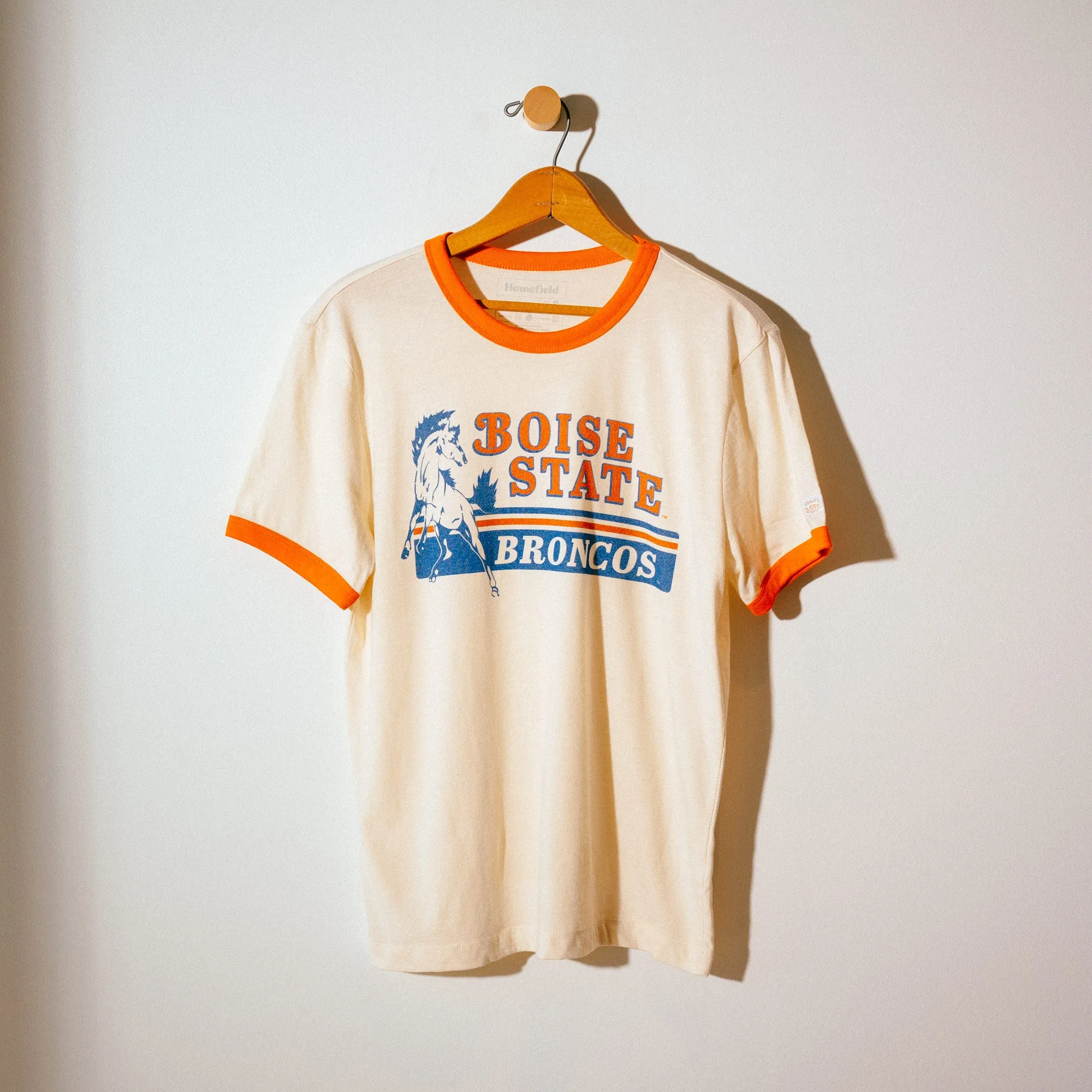 Boise State Broncos Vintage-Inspired Ringer Tee