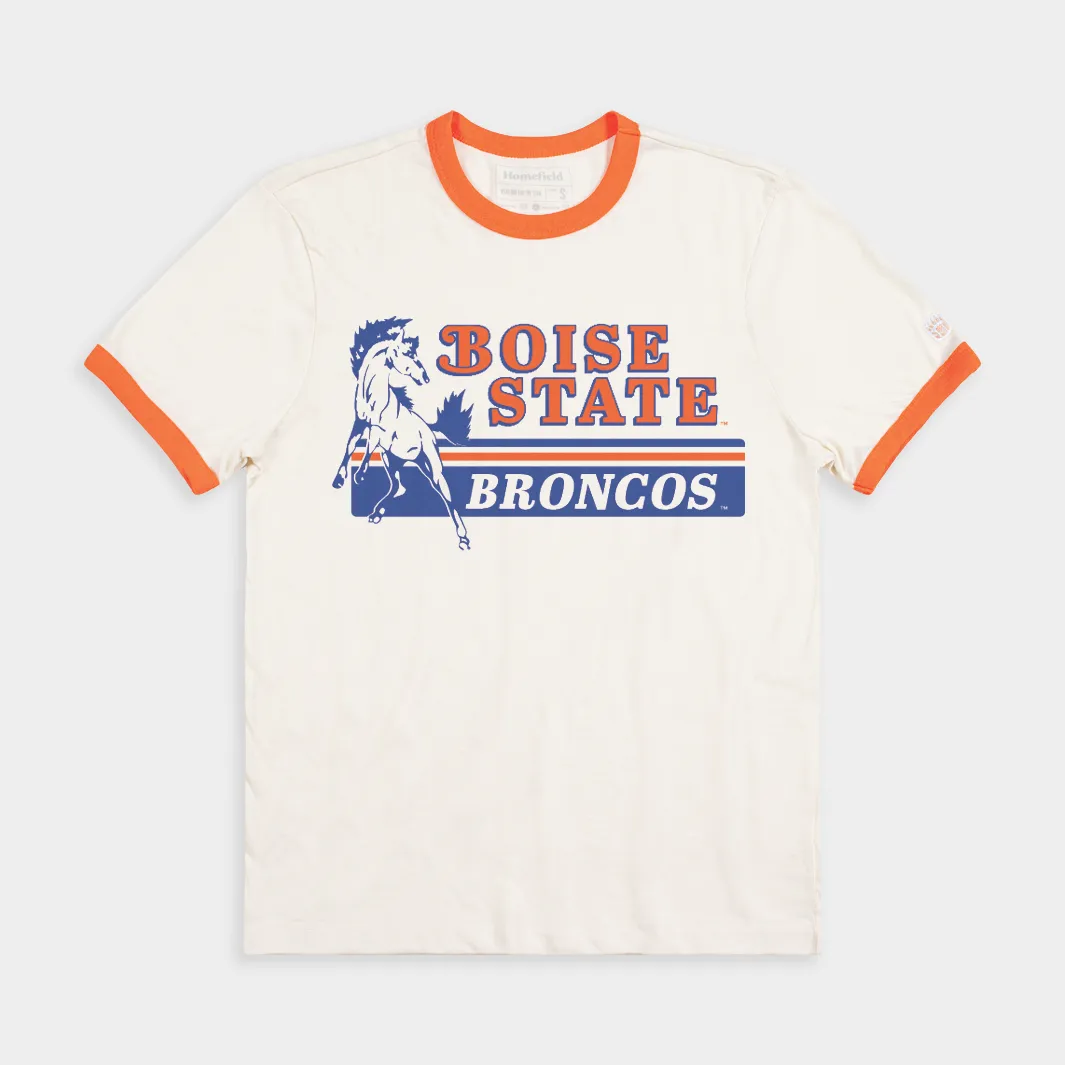 Boise State Broncos Vintage-Inspired Ringer Tee