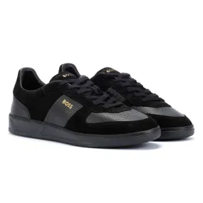 Boss Brandon Suede/Leather Men's Black Trainers