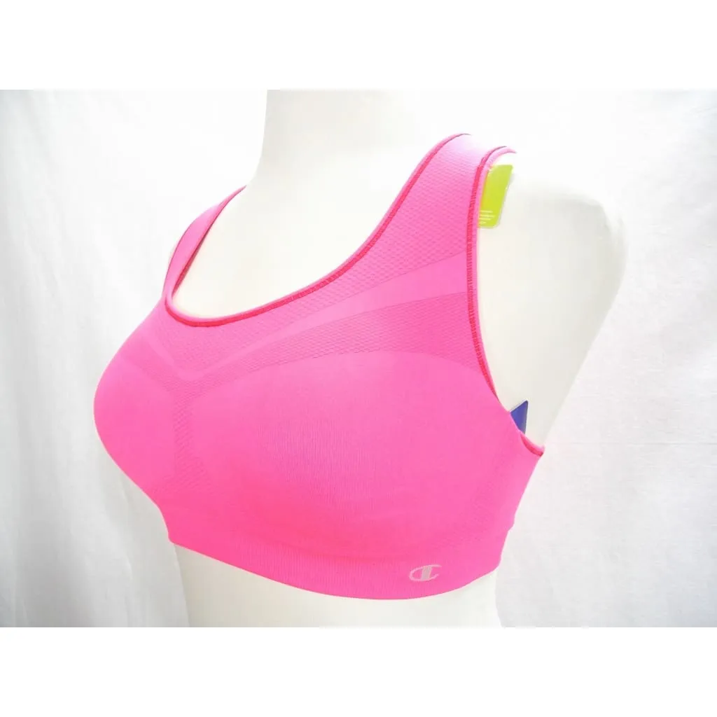 Champion 2900 Freedom Seamless Wire Free Sports Bra SMALL Pink NWT