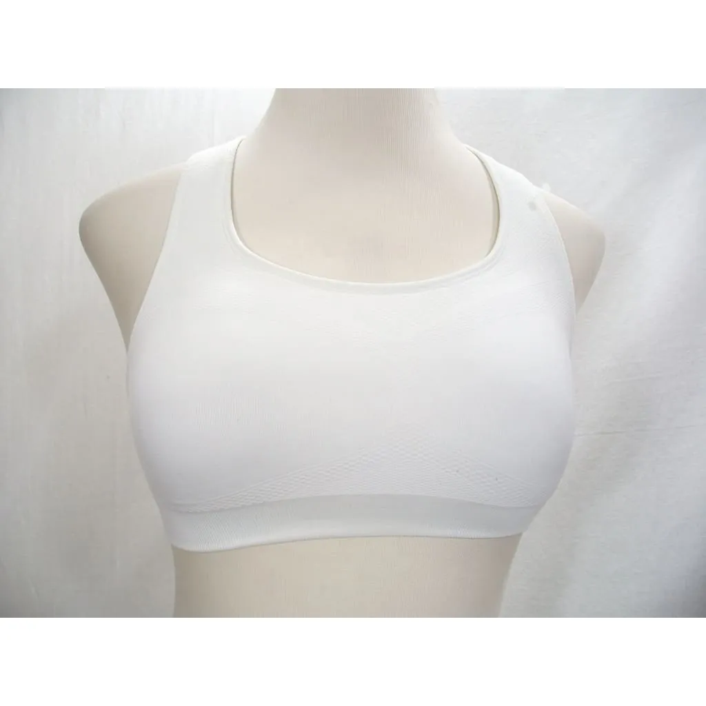 Champion 2900 Freedom Seamless Wire Free Sports Bra SMALL White NWT