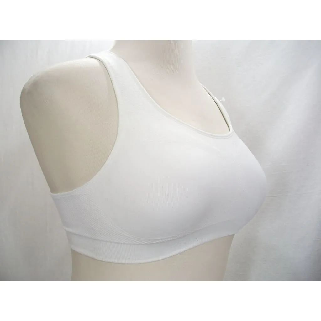 Champion 2900 Freedom Seamless Wire Free Sports Bra SMALL White NWT