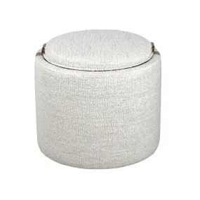 Charlestown Pearl Boucle Storage Ottoman