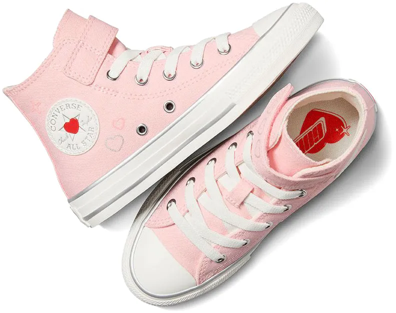 Converse Kids Chuck Taylor All Star 1V Hi Top Donut Glaze/Vintage White