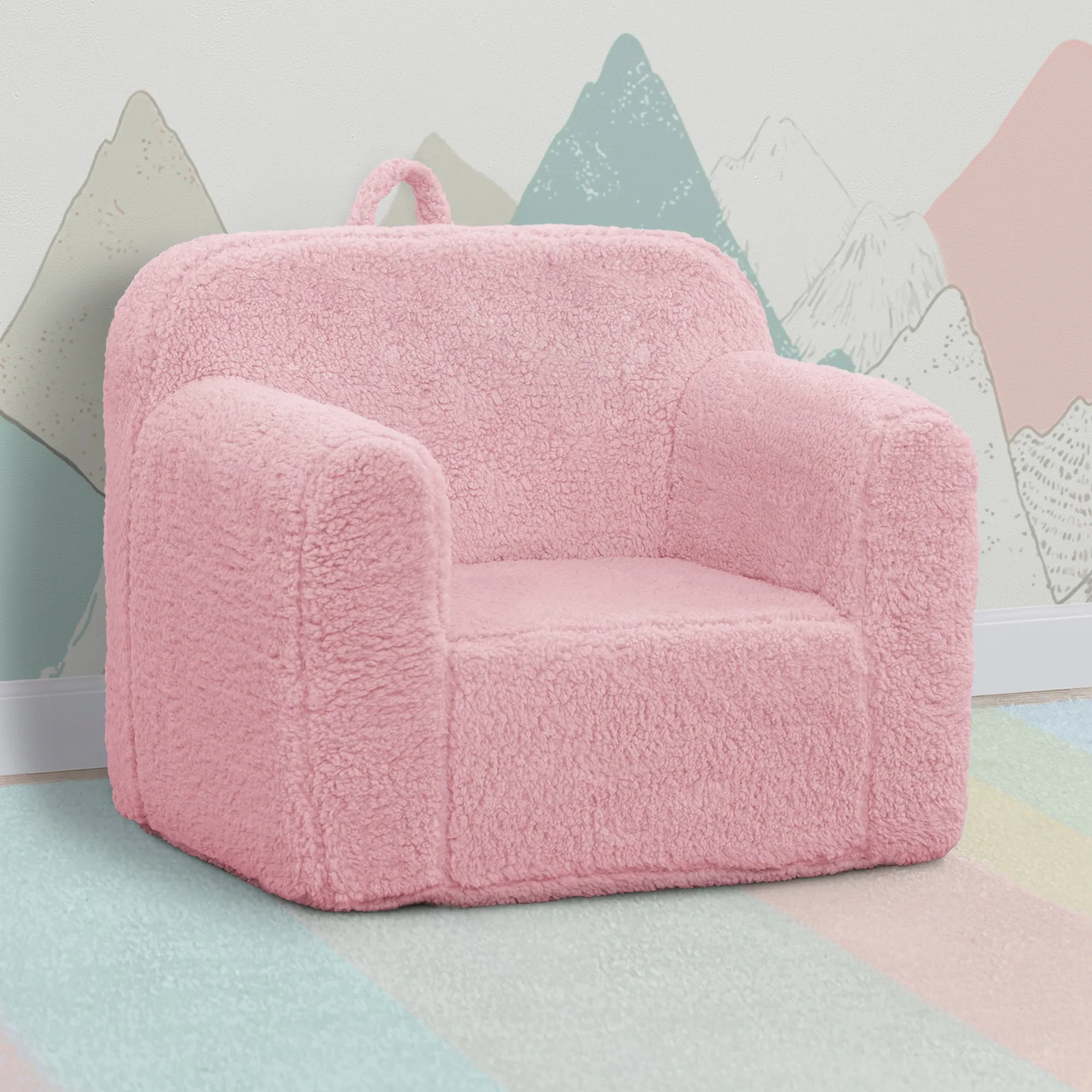 Cozee Sherpa Chair for Kids