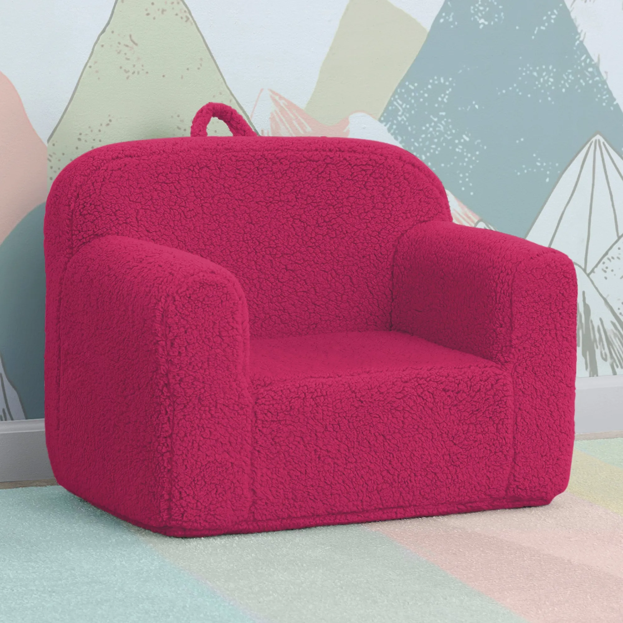 Cozee Sherpa Chair for Kids