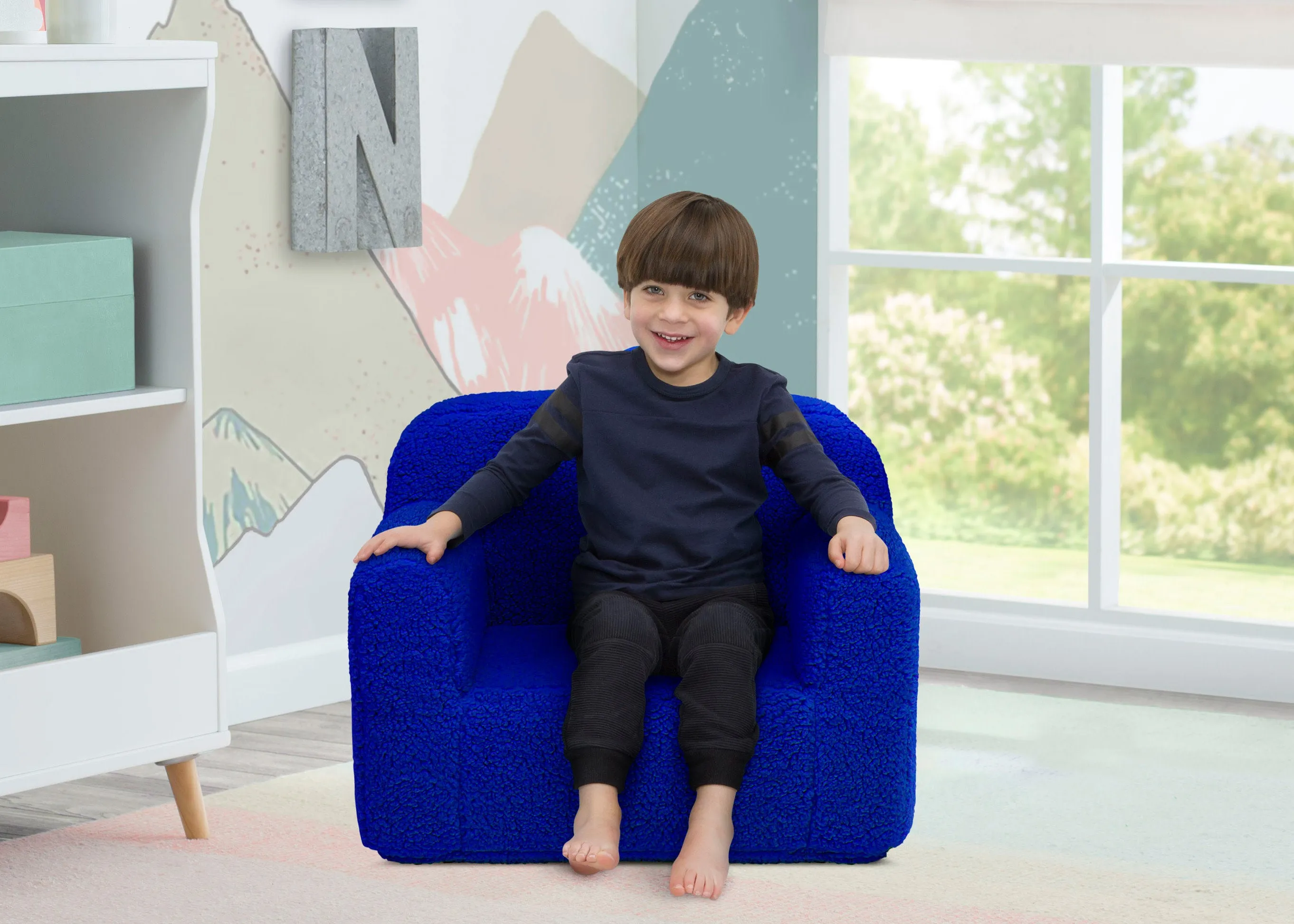 Cozee Sherpa Chair for Kids