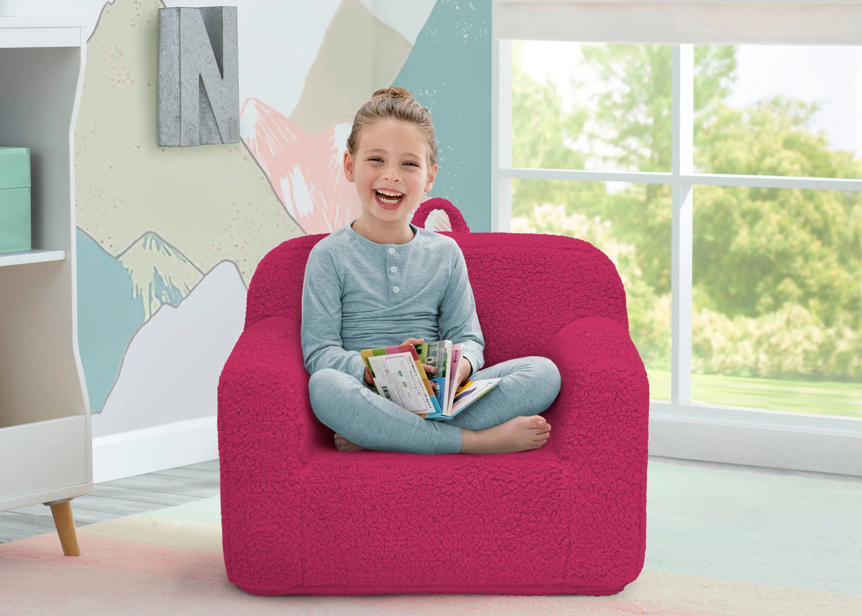 Cozee Sherpa Chair for Kids