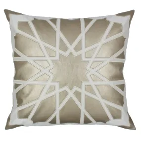 Cream and Gold Star Cushion Cover