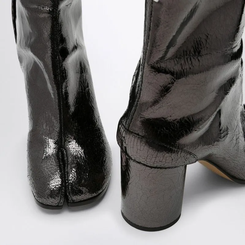 DARK GREY METALLIC TABI BOOT