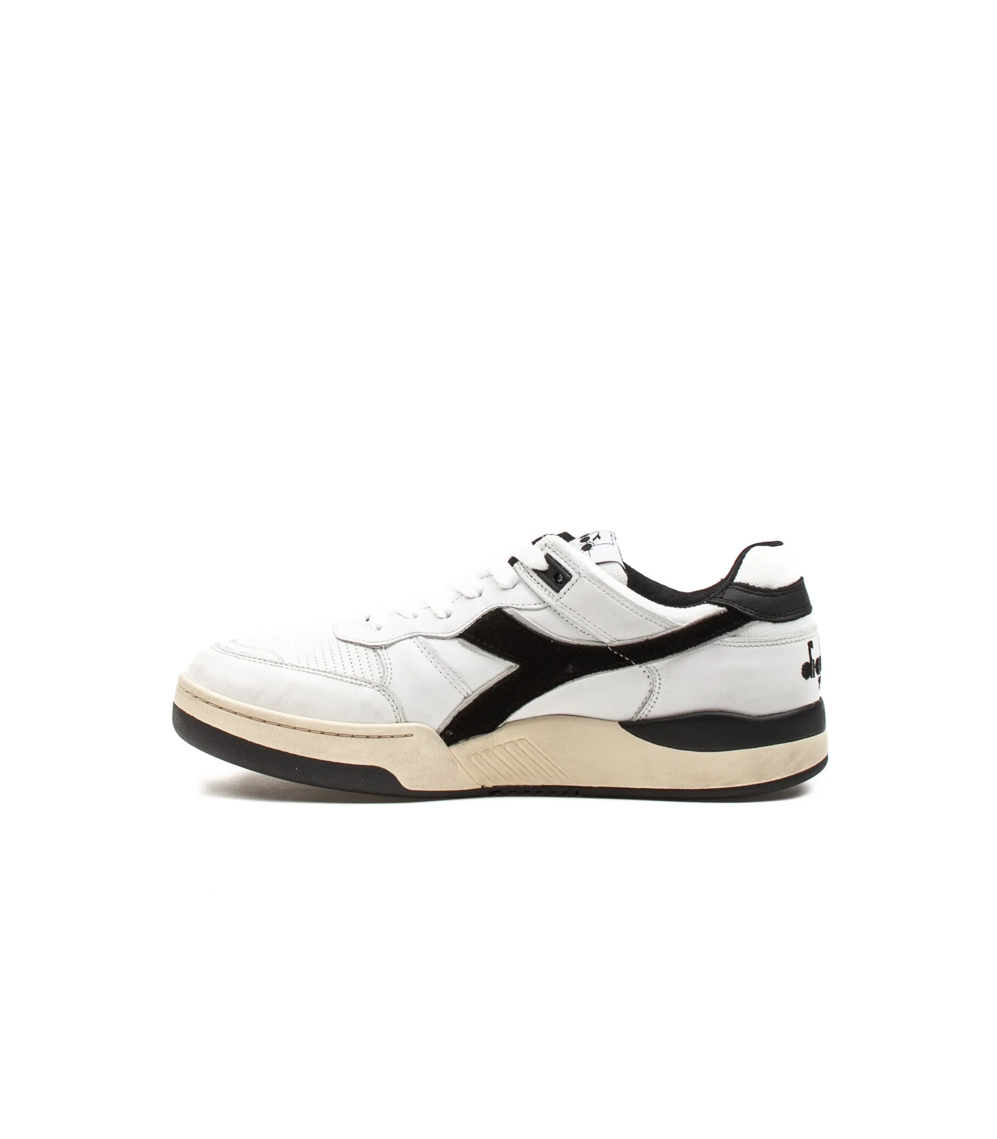 Diadora Basket 560 Used White Black