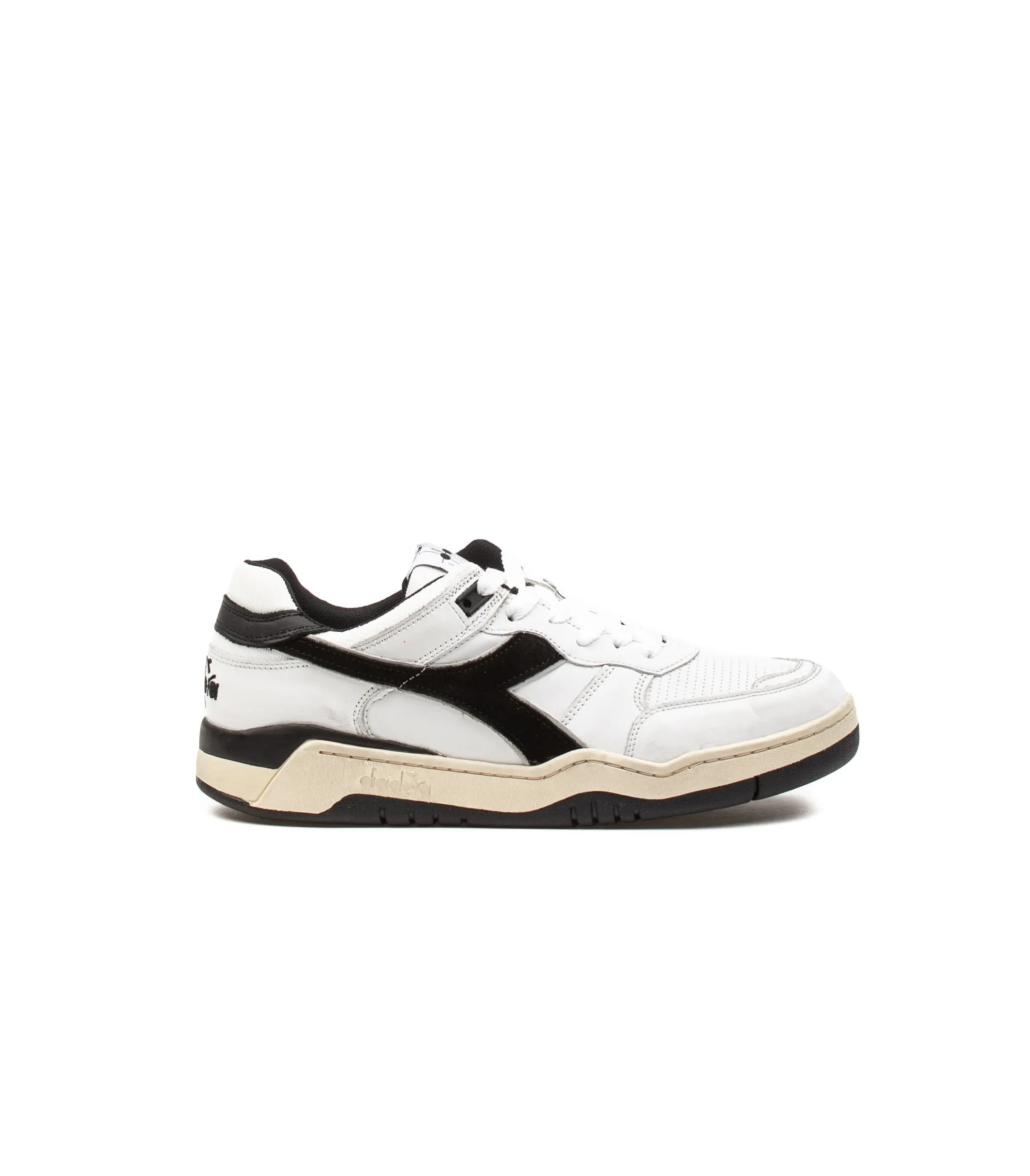 Diadora Basket 560 Used White Black