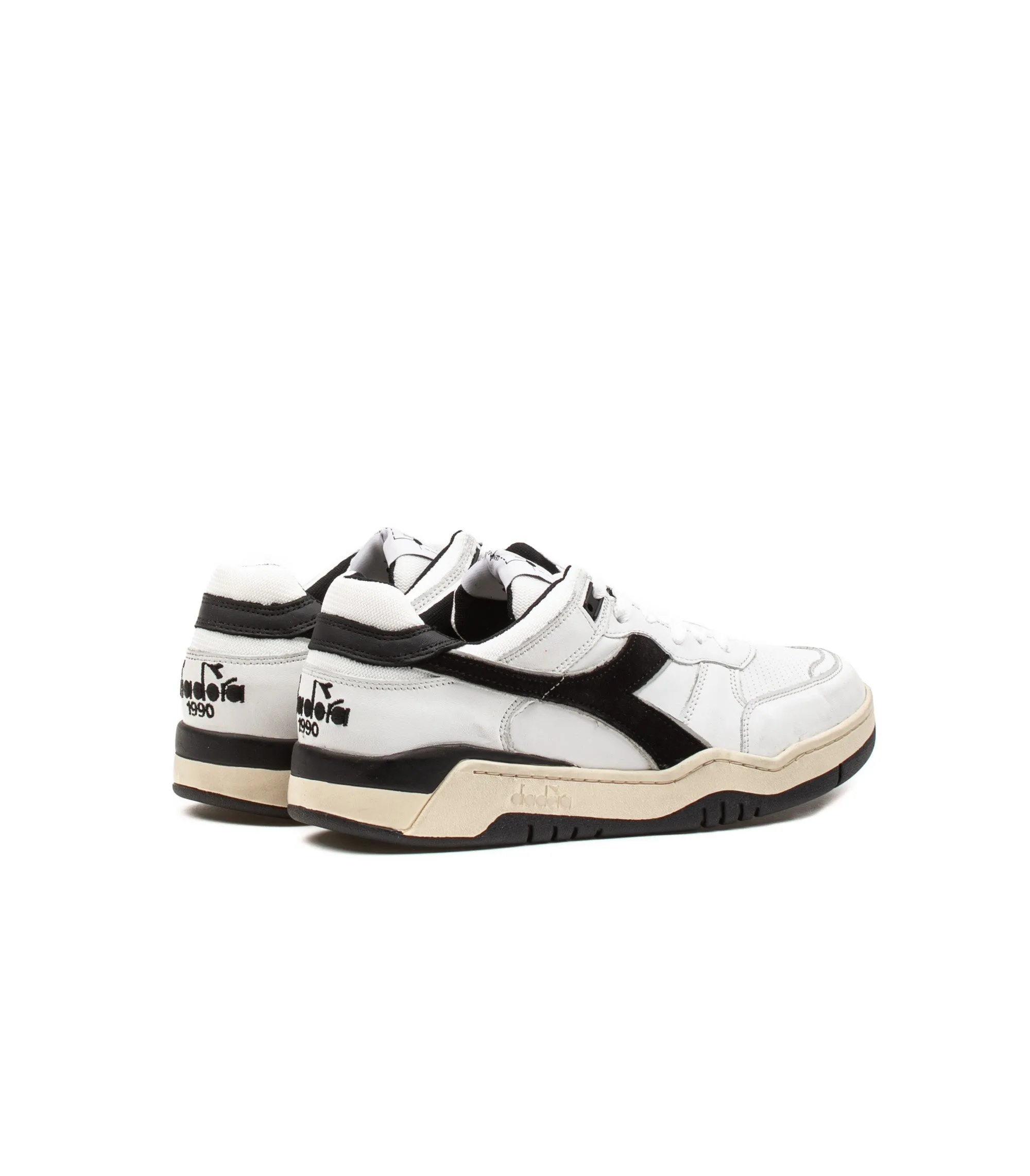 Diadora Basket 560 Used White Black