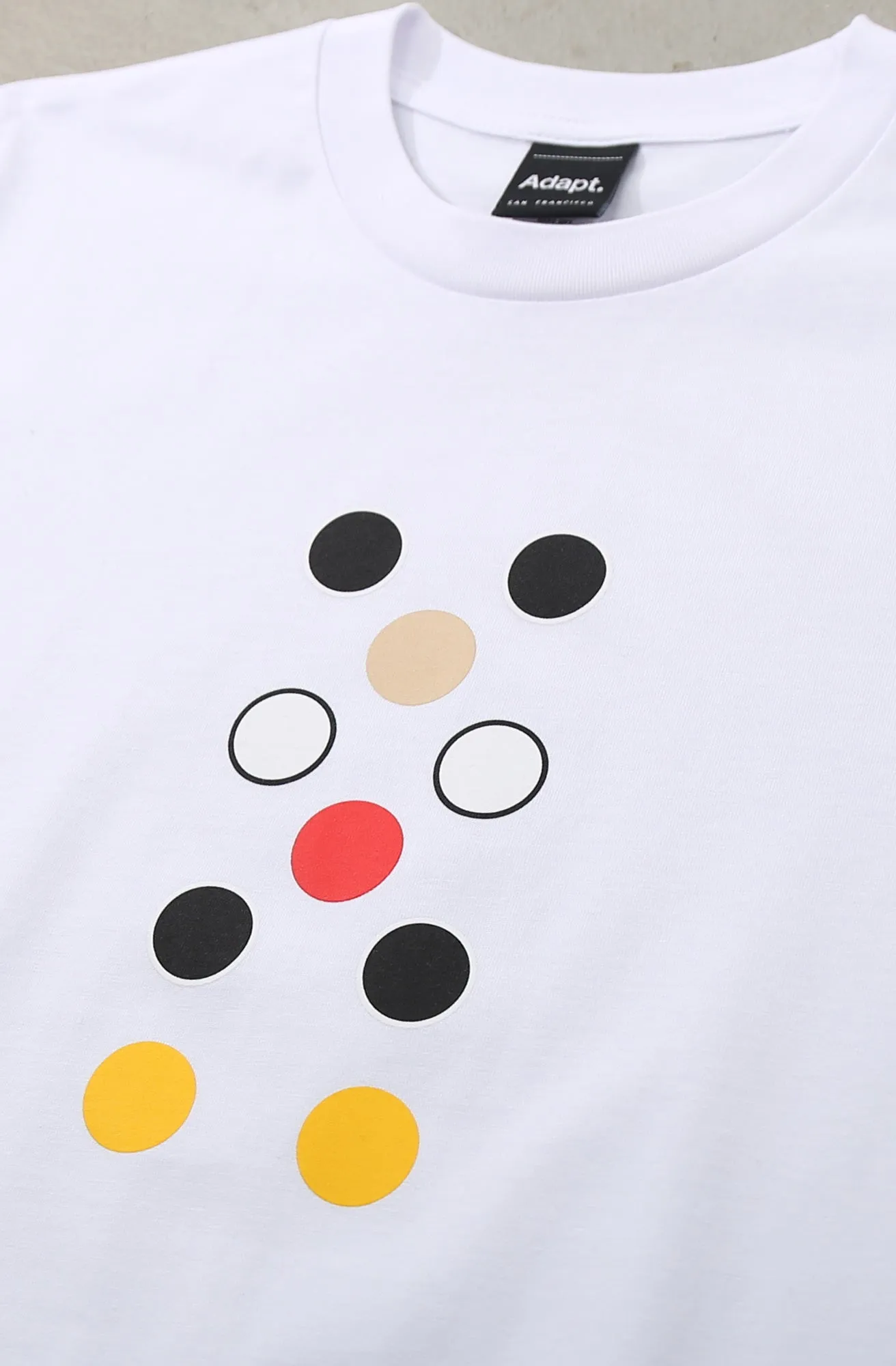 Dot Matrix II (Men's White Tee)