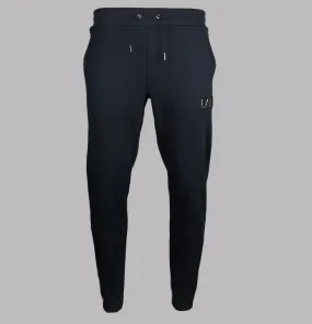 EA7 Metallic Logo Joggers Night Blue