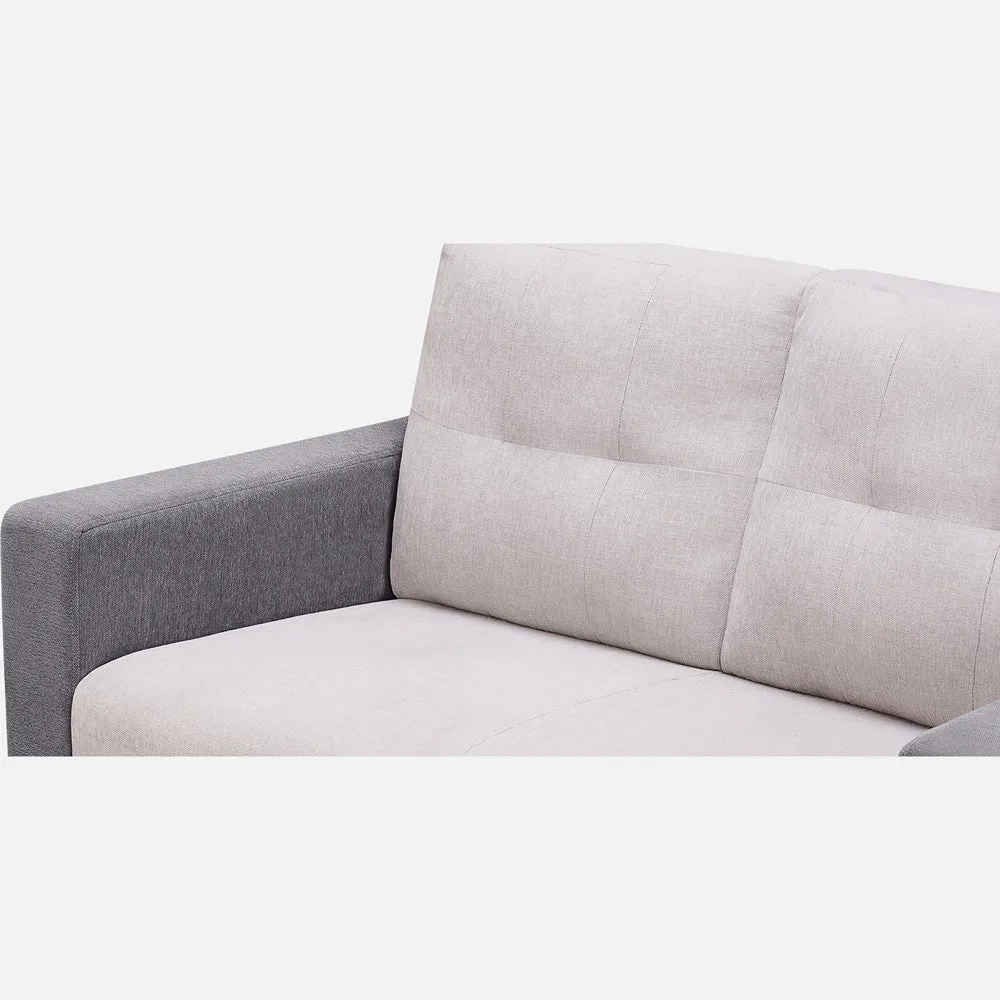 Ease Cool Grey Fabric 2 Seater Sofa