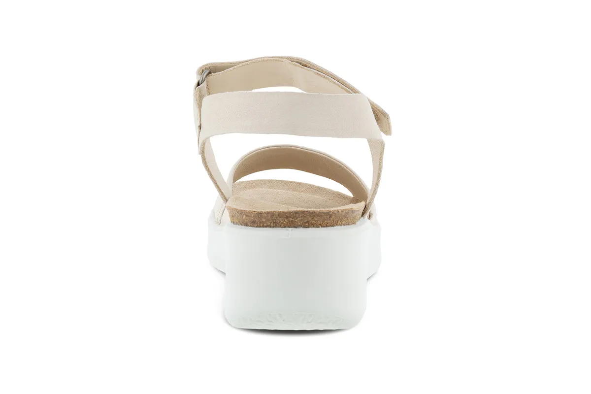 Ecco Flowt Wedge Limestone Womens