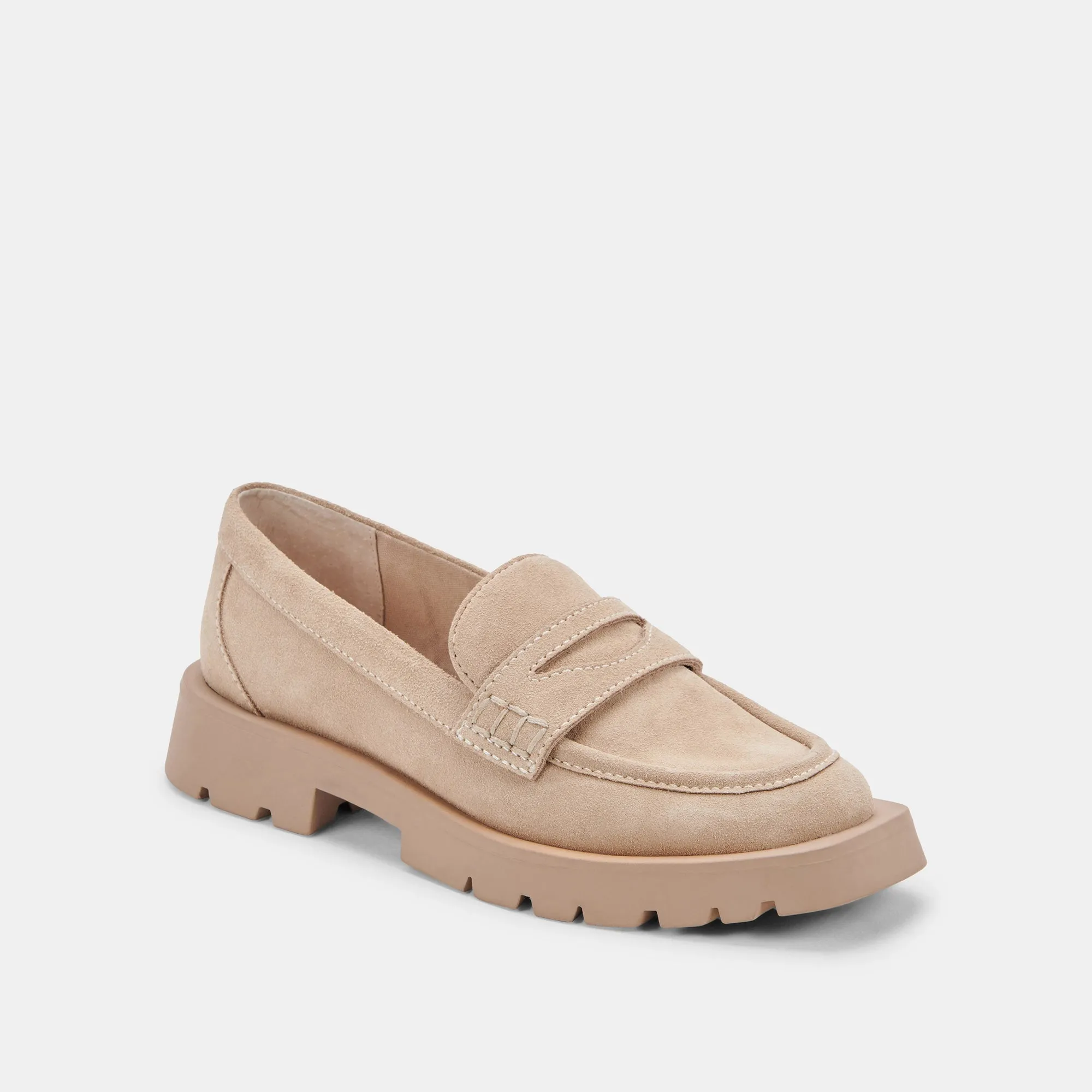 ELIAS WIDE FLATS DUNE SUEDE - re:vita