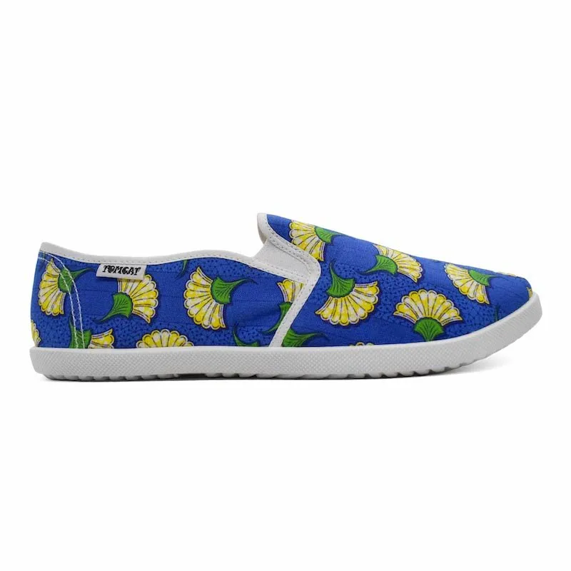 Emmy Salama Canvas Shoes - Multi Blue