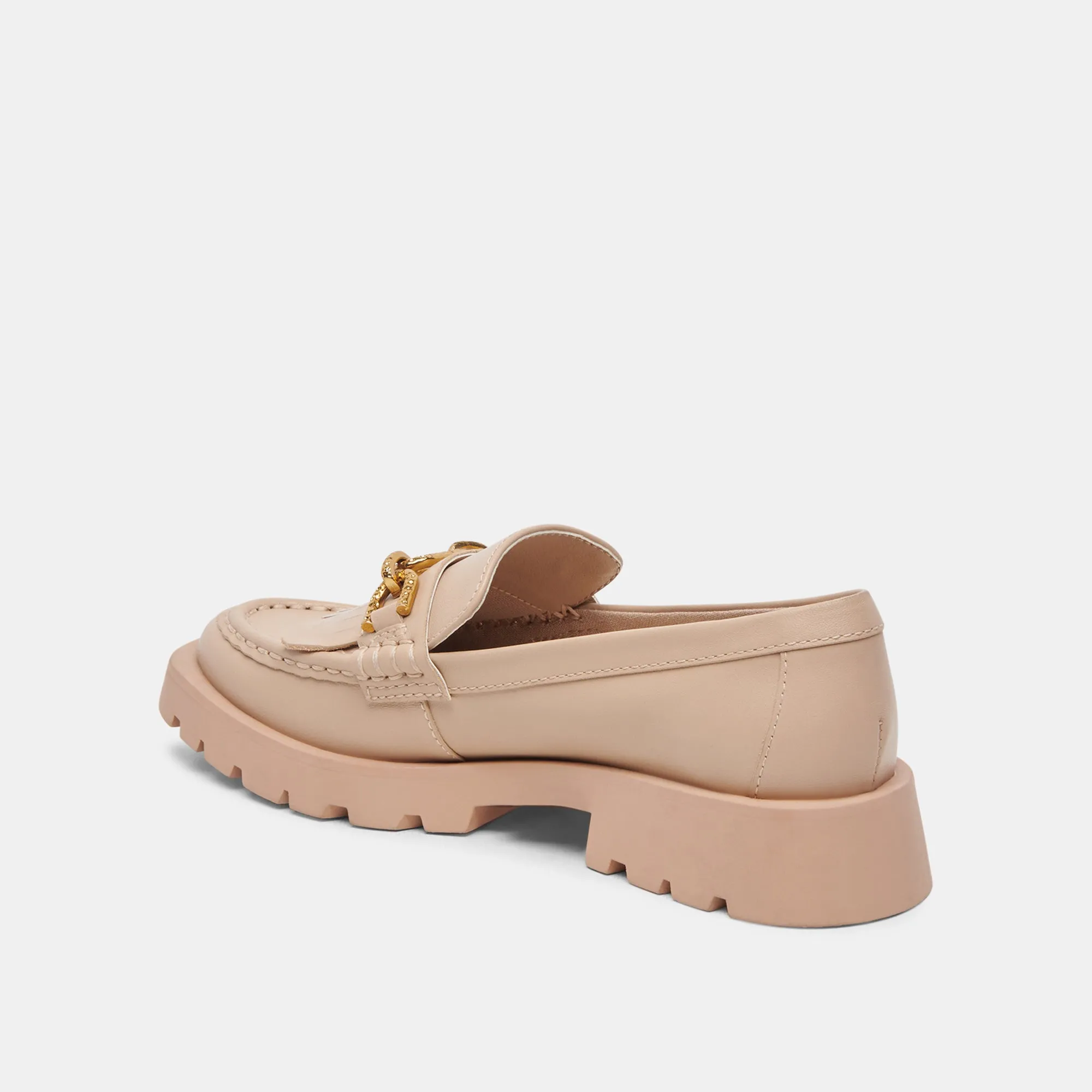 ERNA FLATS LT BLUSH LEATHER