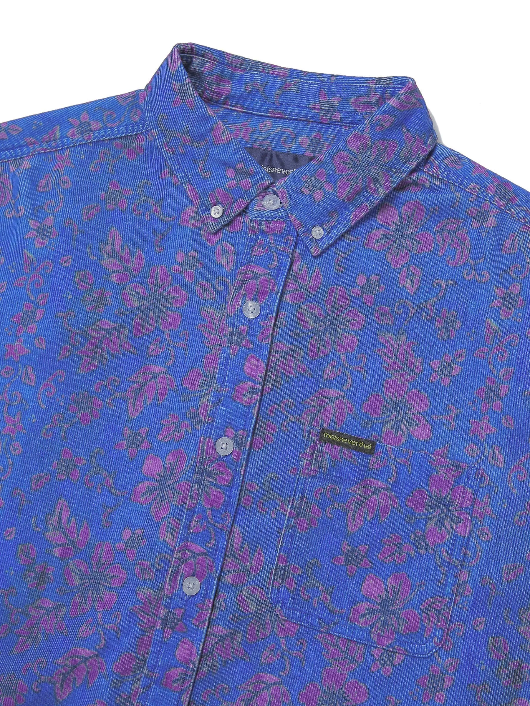 Floral Corduroy Shirt