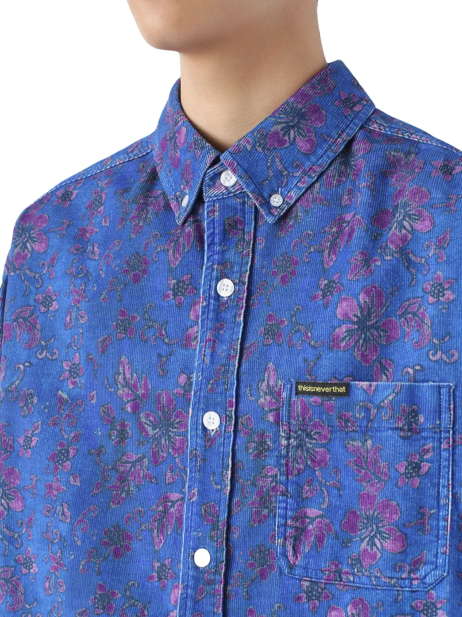 Floral Corduroy Shirt