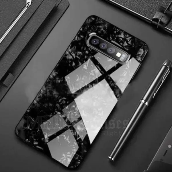 Galaxy S10 Plus Dream Shell Textured Marble Case