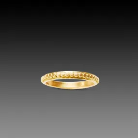 Gold Raised Dot Band