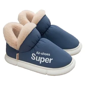 Groovywish Home Slippers Plush Unisex Warm Winter Shoes