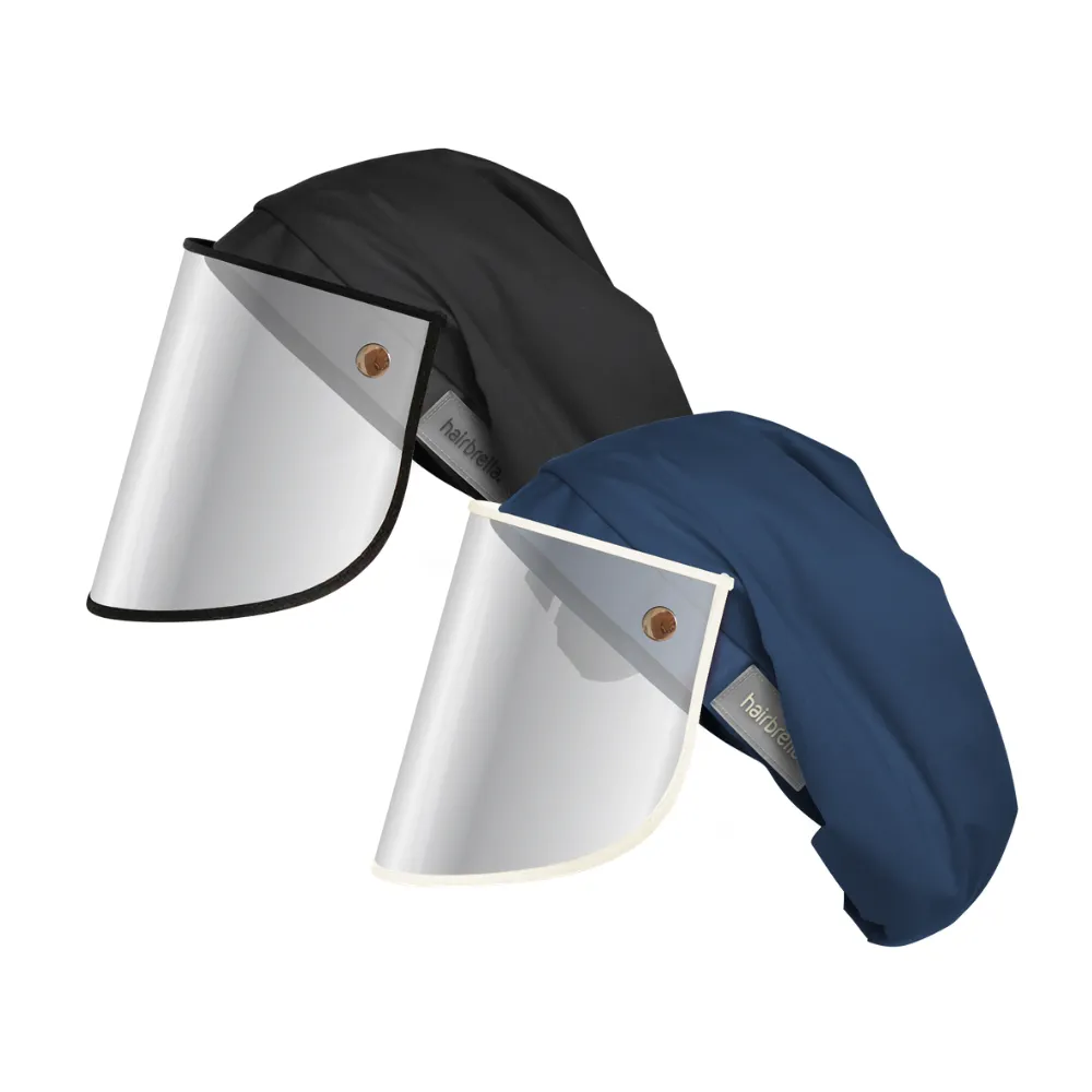 Hairbrella Pro XL Scrub Cap   Face Shield - Bundle (2)